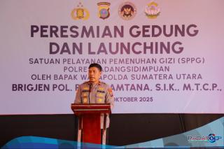 Polri Hadir untuk Anak Negeri, SPPG Polres Padangsidimpuan Siap Dukung Program Makan Bergizi Gratis